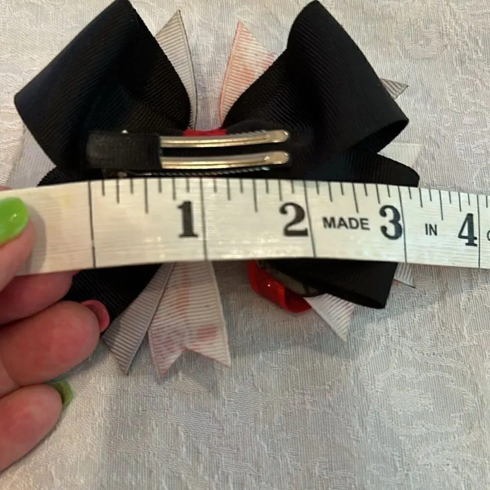 Hair Barrette Hand Crafted Horror Bloody Freddy Jason Barettes